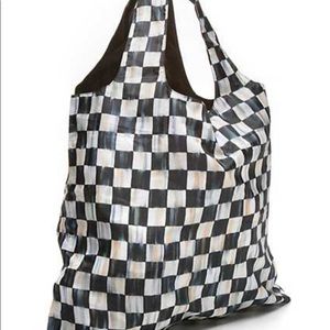 Mackenzie-Childs Courtly Check To-Go Tote. Never used. Signature black/white
